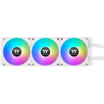 СВО Thermaltake TH360 V2 Ultra EX Snow ARGB (CL-W426-PL12SW-A) Soc-AM5/AM4/1151/1200/1700 белый 4-pin 28.5dB Al+Cu LCD Ret 
