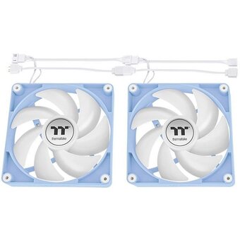  Вентилятор Thermaltake CT120 Sync Hydrangea ARGB голубой (CL-F202-PL12BU-A) 4-pin 25.8dB Ret 