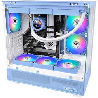  Вентилятор Thermaltake CT120 Sync Hydrangea ARGB голубой (CL-F202-PL12BU-A) 4-pin 25.8dB Ret 