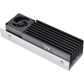  Радиатор Thermaltake MS-1 черный (CL-O043-AL02BL-A) 3-pin 16dB metall Ret 