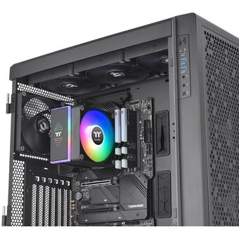  Кулер Thermaltake Astria 400 ARGB (CL-P120-CA12SW-A) Soc-AM5/AM4/1151/1200/1700 черный Al+Cu 230W Ret 