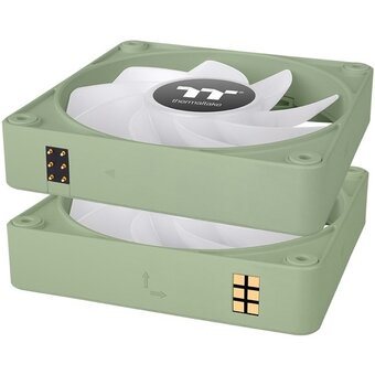  Вентилятор Thermaltake CT140 EX Sync Matcha ARGB зеленый (CL-F197-PL14MG-A) 4-pin 30.7dB Ret 