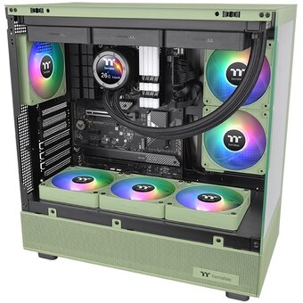  Вентилятор Thermaltake CT140 EX Sync Matcha ARGB зеленый (CL-F197-PL14MG-A) 4-pin 30.7dB Ret 