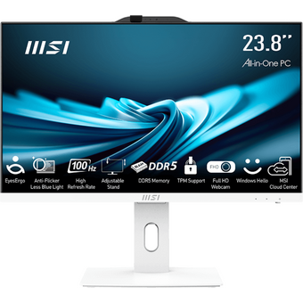  Моноблок MSI Pro AP242P 14M (9S6-AE0622-826) 23.8"(1920x1080 (матовый) IPS)/Intel Core i5 14400(2.5Ghz)/16384Mb/512SSDGb/noDVD/Int:Intel UHD Graphics 