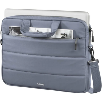  Сумка для ноутбука 13.3" HAMA Toronto 216567 серый/голубой 