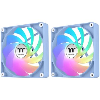  Вентилятор Thermaltake CT120 Sync Hydrangea реверсивный ARGB голубой (CL-F200-PL12BU-A) 4-pin 31.2dB Ret 