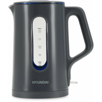  Электрочайник Hyundai HYK-G4508 серый/прозрачный 