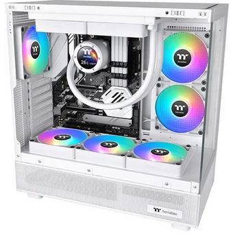  Вентилятор Thermaltake CT120 Sync реверсивный ARGB белый (CL-F175-PL12SW-A) 4-pin 31.2dB Ret 