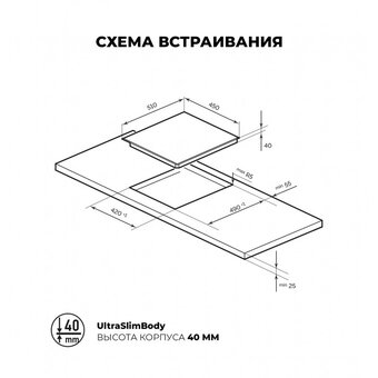  Варочная поверхность LEX EVH 430B BL 