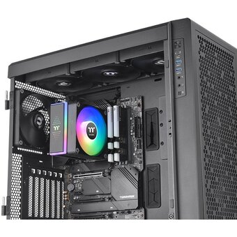  Кулер Thermaltake Astria 200 ARGB (CL-P119-AL12SW-A) Soc-AM5/AM4/1151/1200/1700 черный Al+Cu 210W Ret 
