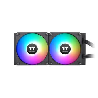  СВО Thermaltake TH240 V2 Ultra EX ARGB (CL-W414-PL12SW-A) Soc-AM5/AM4/1151/1200/1700 черный 4-pin 28.5dB Al LCD Ret 