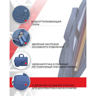  Cумка для ноутбука Lamark L227 Blue 17.3" 