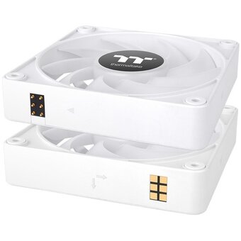  Вентилятор Thermaltake CT140 EX Sync ARGB белый (CL-F191-PL14SW-A) 4-pin 30.7dB Ret 