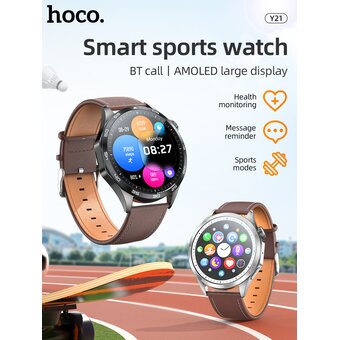  Smart-часы HOCO Y21 Aamoled Smart sports watch call version серебро 