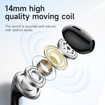  Наушники HOCO M101 Max Crystal grace wire-controlled earphones with microphone черный 
