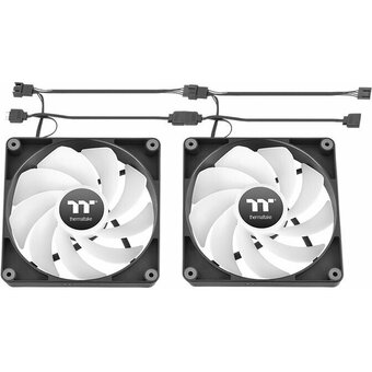  Вентилятор Thermaltake CT120 Sync реверсивный ARGB черный (CL-F173-PL12SW-A) 4-pin 31.2dB Ret 