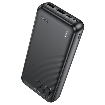  Аккумулятор внешний резервный HOCO J123A Element power bank 20000mAh черный 