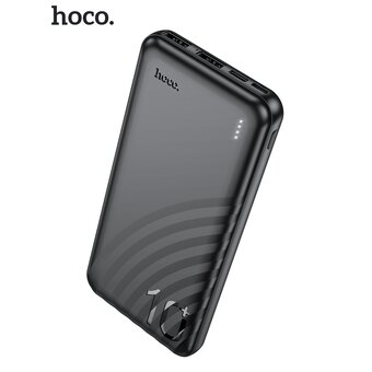  Аккумулятор внешний резервный HOCO J123 Element power bank 10000mAh черный 