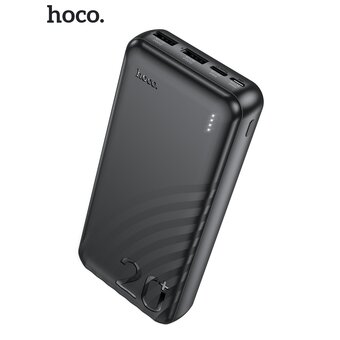  Аккумулятор внешний резервный HOCO J123A Element power bank 20000mAh черный 