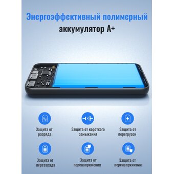  Аккумулятор внешний резервный HOCO J123 Element power bank 10000mAh черный 