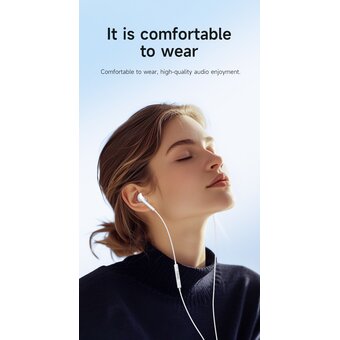  Наушники HOCO M101 Max Crystal grace wire-controlled earphones with microphone белый 