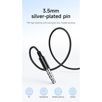  Наушники HOCO M101 Max Crystal grace wire-controlled earphones with microphone черный 