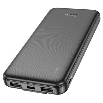  Аккумулятор внешний резервный HOCO J118 Speed energy power bank with cable 10000mAh черный 