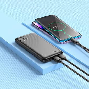  Аккумулятор внешний резервный HOCO J123 Element power bank 10000mAh черный 
