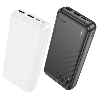 Аккумулятор внешний резервный HOCO J123A Element power bank 20000mAh черный 