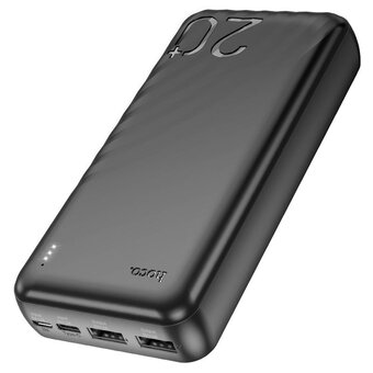  Аккумулятор внешний резервный HOCO J123A Element power bank 20000mAh черный 