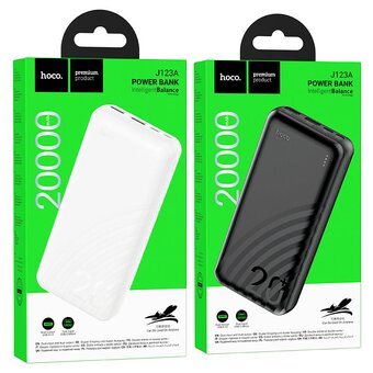  Аккумулятор внешний резервный HOCO J123A Element power bank 20000mAh черный 