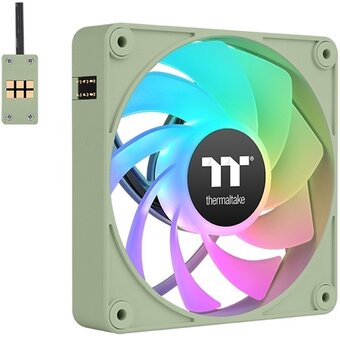  Вентилятор Thermaltake CT140 EX Sync Matcha реверсивный ARGB зеленый (CL-F199-PL14MG-A) 4-pin 32.8dB Ret 