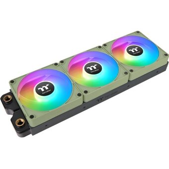  Вентилятор Thermaltake CT140 EX Sync Matcha реверсивный ARGB зеленый (CL-F199-PL14MG-A) 4-pin 32.8dB Ret 