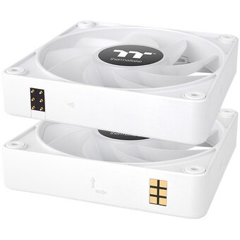  Вентилятор Thermaltake CT140 EX Sync реверсивный ARGB белый (CL-F195-PL14SW-A) 4-pin 32.8dB Ret 