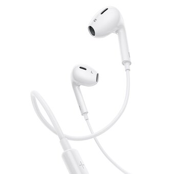  Наушники HOCO M101 Max Crystal grace wire-controlled earphones with microphone белый 