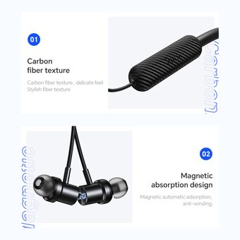  Наушники bluetooth HOCO ES70 Armour neck-mounted BT earphones (черные) 
