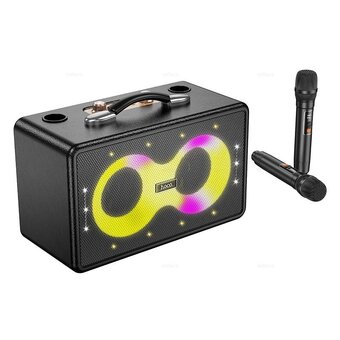  Портативная колонка HOCO HA8 Ave wireless dual-mic outdoor BT speaker черный 