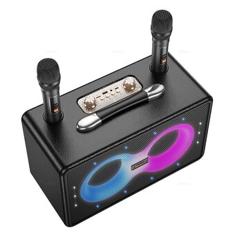  Портативная колонка HOCO HA8 Ave wireless dual-mic outdoor BT speaker черный 