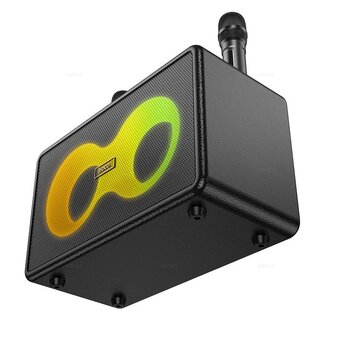  Портативная колонка HOCO HA8 Ave wireless dual-mic outdoor BT speaker черный 