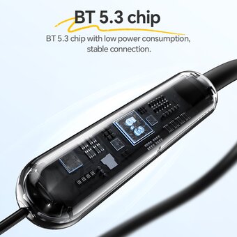  Наушники bluetooth HOCO ES70 Armour neck-mounted BT earphones (черные) 