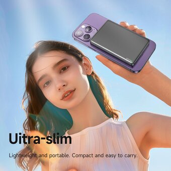  Аккумулятор внешний резервный HOCO Q26 Joy PD20W magnetic fast charging power bank 5000mAh серый 