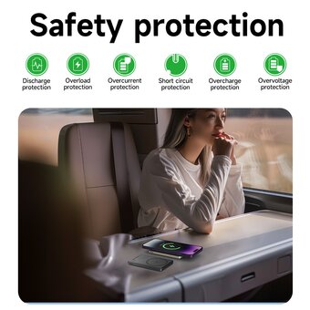  Аккумулятор внешний резервный HOCO Q26 Joy PD20W magnetic fast charging power bank 5000mAh серый 