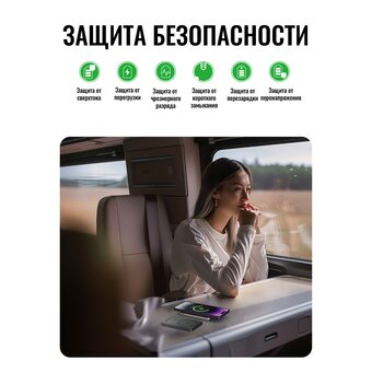  Аккумулятор внешний резервный HOCO Q26 Joy PD20W magnetic fast charging power bank 5000mAh серый 