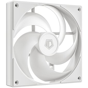  Вентилятор ID-COOLING AS-140-W 140x140x25мм (PWM, резиновые углы, белый, 300-1800об/мин, супертихий) Box 