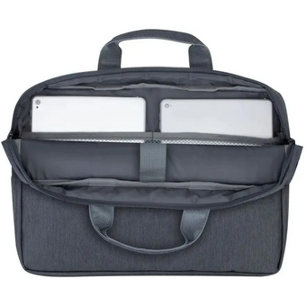  Сумка для ноутбука Riva 7532 dark grey полиэстер 