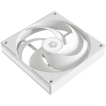  Вентилятор ID-COOLING AS-140-W 140x140x25мм (PWM, резиновые углы, белый, 300-1800об/мин, супертихий) Box 