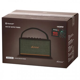  Портативная колонка Admiral Bora ADPS35BRN коричневый 