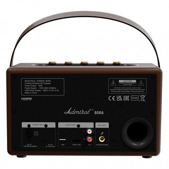  Портативная колонка Admiral Bora ADPS35BRN коричневый 