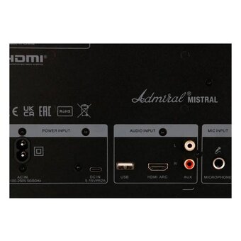  Портативная колонка Admiral Mistral ADPS65BLK черный 