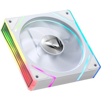  Вентилятор Formula Floe Plus 12WH ARPW, ARGB 120x120x25mm белый 4-pin + 3-pin 26.8dB Ret 